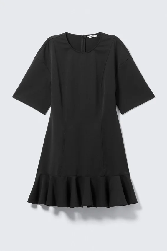 Fit-And-Flare Mini Dress – Black Fit-And-Flare Mini Dress – Black