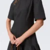 Fit-And-Flare Mini Dress – Dark Grey Fit-And-Flare Mini Dress – Dark Grey