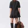 Fit-And-Flare Mini Dress – Dark Grey Fit-And-Flare Mini Dress – Dark Grey