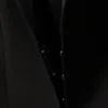Fitted Blazer with Vented Sleeves – Black Fitted Blazer with Vented Sleeves – Black