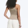 Fitted Cotton Jersey Tank Top – Light Mole Fitted Cotton Jersey Tank Top – Light Mole