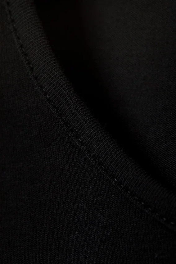 Fitted Cotton Tank Top – Black Fitted Cotton Tank Top – Black