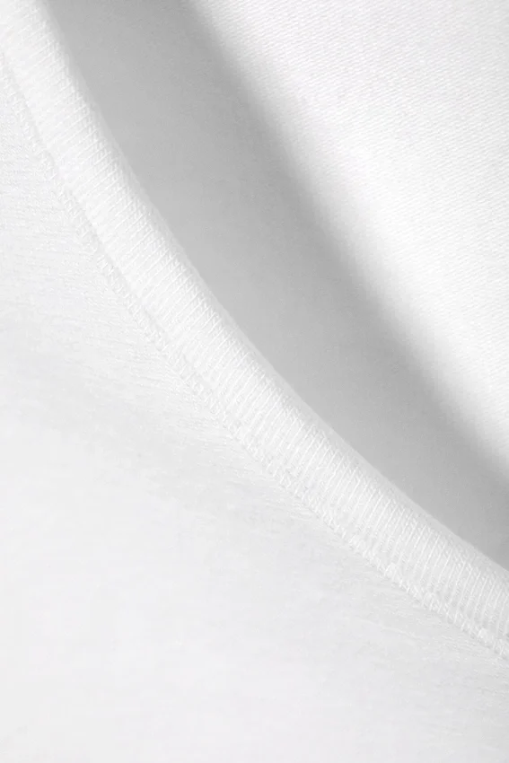 Fitted Cotton Tank Top – White Fitted Cotton Tank Top – White