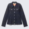 Fitted Denim Jacket – Blue Rinse – Dark Blue Fitted Denim Jacket – Blue Rinse – Dark Blue