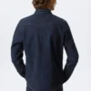 Fitted Denim Shirt – Blue Rinse – Dark Blue Fitted Denim Shirt – Blue Rinse – Dark Blue