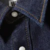 Fitted Denim Shirt – Blue Rinse – Dark Blue Fitted Denim Shirt – Blue Rinse – Dark Blue