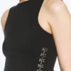 Fitted Hook & Eye Tank Top – Black Fitted Hook & Eye Tank Top – Black