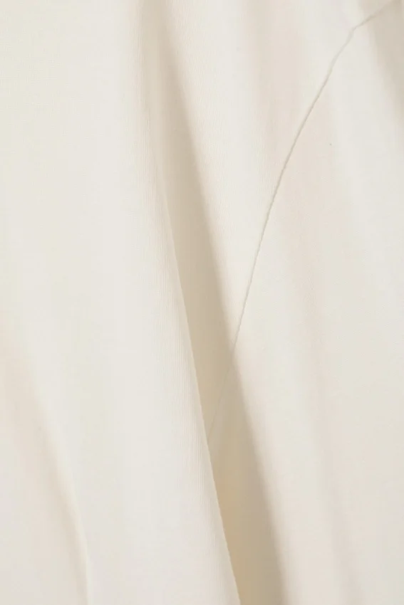 Fitted Long-Sleeved Top – Dusty White Fitted Long-Sleeved Top – Dusty White