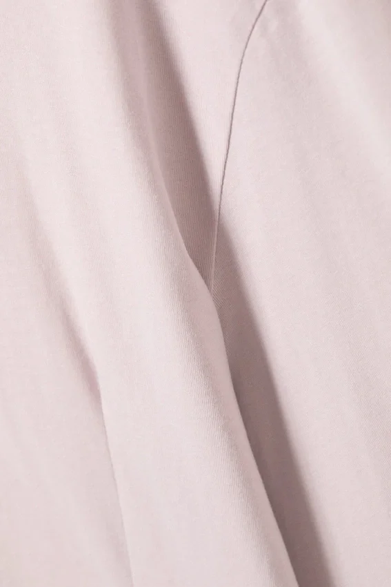 Fitted Long-Sleeved Top – Light Pink Fitted Long-Sleeved Top – Light Pink