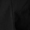 Fitted Nylon Peplum Top – Black Fitted Nylon Peplum Top – Black
