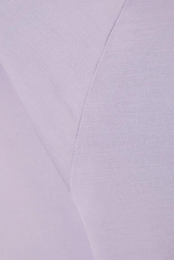 Fitted Raglan-Sleeved Top – Light Purple Fitted Raglan-Sleeved Top – Light Purple