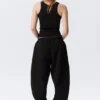 Fitted Rib Tank Top – Black Fitted Rib Tank Top – Black