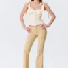 Fitted Ribbon Corset Top – Off-White Fitted Ribbon Corset Top – Off-White