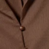 Fitted Short-Sleeved Resort Shirt – Striped Brown Fitted Short-Sleeved Resort Shirt – Striped Brown