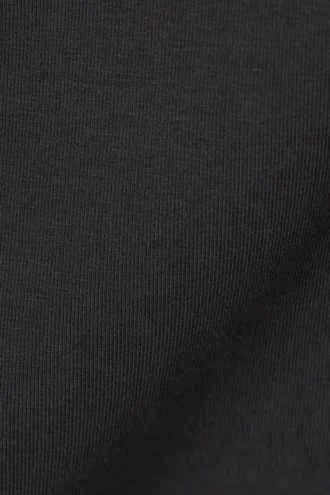 Fitted Square Neck Tank Top – Dark Grey