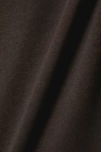 Fitted Strappy Scoop Neck Singlet – Dark Brown