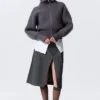 Fitted Turtleneck Wool Sweater – Dark Grey Fitted Turtleneck Wool Sweater – Dark Grey