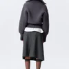 Fitted Turtleneck Wool Sweater – Dark Grey Fitted Turtleneck Wool Sweater – Dark Grey