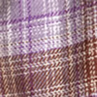 Flannel Pyjama Boxer Shorts – Purple Check