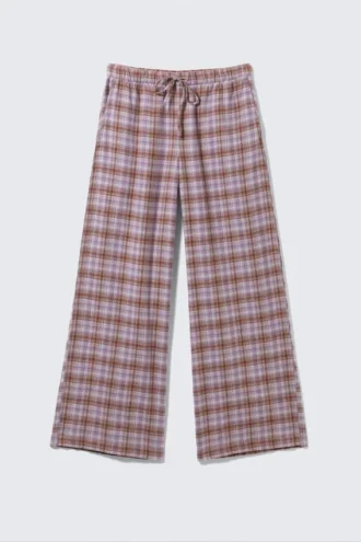 Flannel Pyjama Trousers – Purple Check Flannel Pyjama Trousers – Purple Check