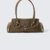 Flap Shoulder Bag – Dark Mole Flap Shoulder Bag – Dark Mole