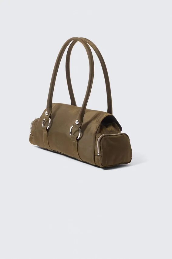 Flap Shoulder Bag – Dark Mole Flap Shoulder Bag – Dark Mole