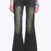 Flare Low Rise Flared Skinny Jeans – Mustard Black – Black | Cheap Monday Gb Flare Low Rise Flared Skinny Jeans – Mustard Black – Black | Cheap Monday Gb