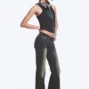 Flare Low Rise Flared Skinny Jeans – Mustard Black – Black | Cheap Monday Gb Flare Low Rise Flared Skinny Jeans – Mustard Black – Black | Cheap Monday Gb