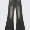 Flare Low Rise Flared Skinny Jeans – Mustard Black – Black | Cheap Monday Gb Flare Low Rise Flared Skinny Jeans – Mustard Black – Black | Cheap Monday Gb