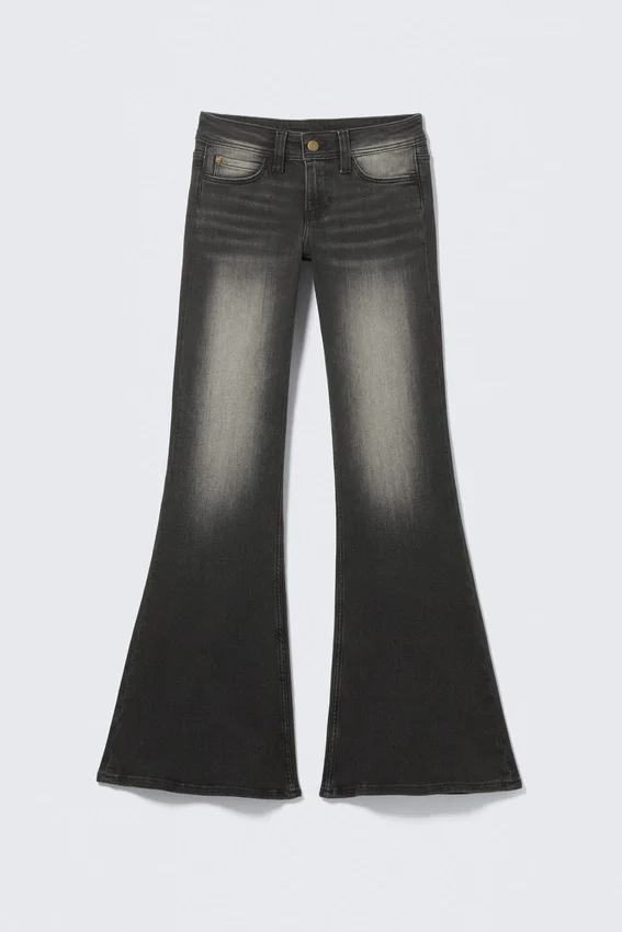 Flare Low Rise Flared Skinny Jeans – Mustard Black – Black | Cheap Monday Gb Flare Low Rise Flared Skinny Jeans – Mustard Black – Black | Cheap Monday Gb