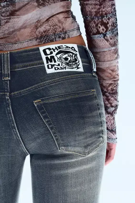 Flare Low Rise Flared Skinny Jeans – Steel Blue – Medium Blue | Cheap Monday Gb Flare Low Rise Flared Skinny Jeans – Steel Blue – Medium Blue | Cheap Monday Gb