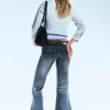 Flare Low Rise Flared Skinny Jeans – Steel Blue – Medium Blue | Cheap Monday Gb Flare Low Rise Flared Skinny Jeans – Steel Blue – Medium Blue | Cheap Monday Gb