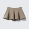 Flared Mini Tutu Skirt – Beige Flared Mini Tutu Skirt – Beige