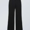 Flared Suiting Trousers – Black Flared Suiting Trousers – Black