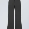 Flared Suiting Trousers – Dark Grey Flared Suiting Trousers – Dark Grey