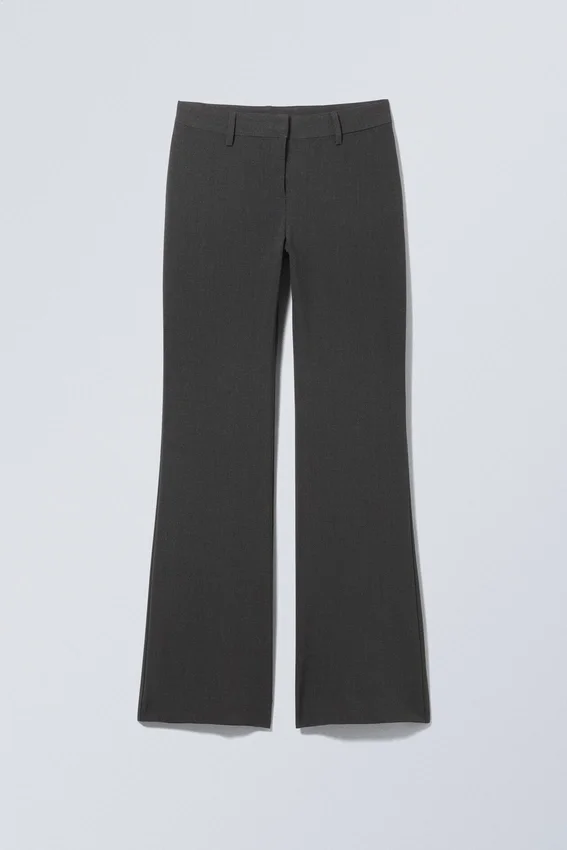 Flared Suiting Trousers – Dark Grey Flared Suiting Trousers – Dark Grey