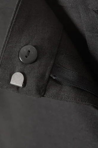 Flared Suiting Trousers – Dark Grey