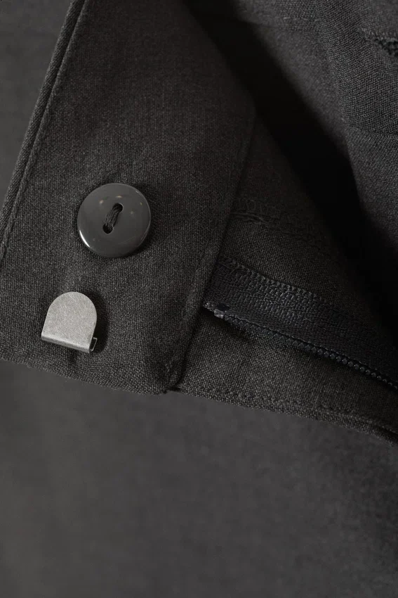 Flared Suiting Trousers – Dark Grey Flared Suiting Trousers – Dark Grey