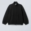 Fleece Zip Jacket – Black