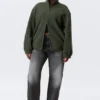 Fleece Zip Jacket – Dark Green Fleece Zip Jacket – Dark Green