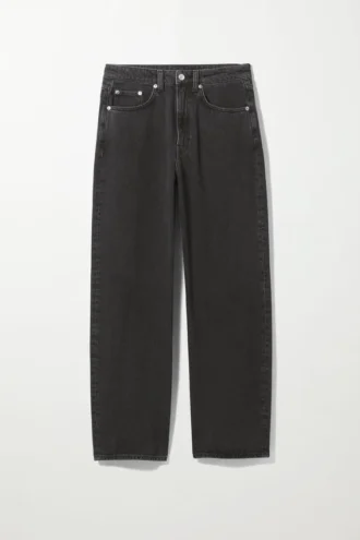 Float High Loose Mom Jeans – Black