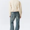Flounced Hem Knitted Sweater – Off-White Flounced Hem Knitted Sweater – Off-White