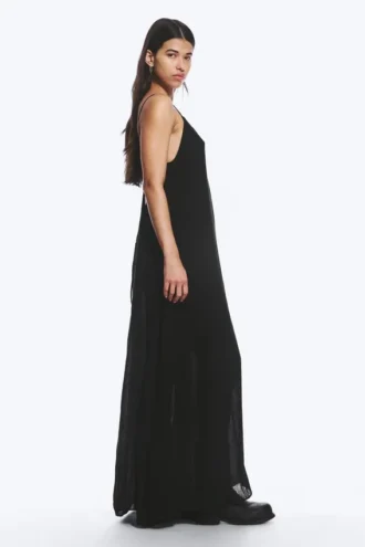 Flowy Maxi Dress – Black