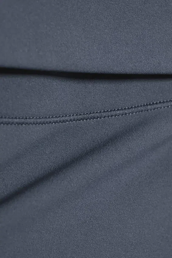 Folded Waist Flared Yoga Tights – Dark Blue Folded Waist Flared Yoga Tights – Dark Blue