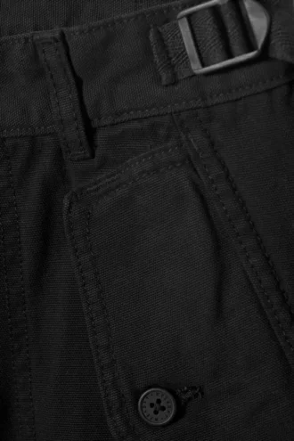 Frej Relaxed Workwear Trousers – Black