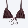 Frill Bikini Top – Dark Red Frill Bikini Top – Dark Red