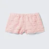 Frilled Lace Mini Shorts – Light Pink Frilled Lace Mini Shorts – Light Pink