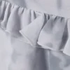 Frilled Strap Top – Dusty Grey – Clouded Marble Frilled Strap Top – Dusty Grey – Clouded Marble