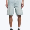 Galaxy Mid Rise Loose Denim Shorts – Dream Blue – Light Blue Galaxy Mid Rise Loose Denim Shorts – Dream Blue – Light Blue