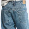 Galaxy Mid Rise Loose Straight Jeans – 90S Blue – Medium Blue